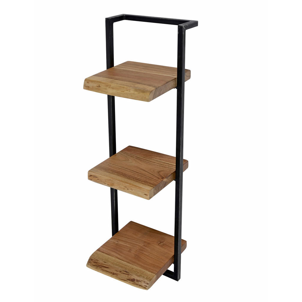 Hoyz Collection Wandregal, Braun, Holz, 25x100x30 cm, CE, Wohnzimmer, Regale, Wandregale von Hoyz Collection