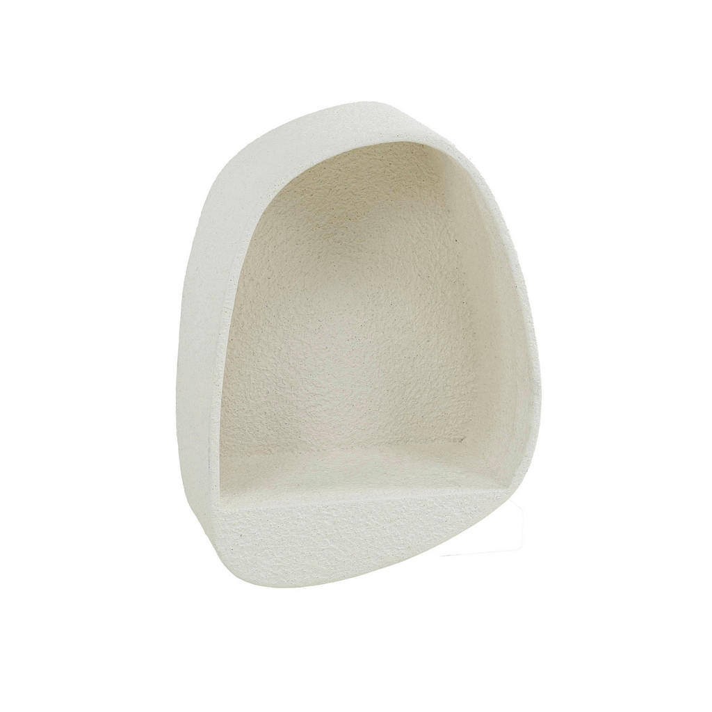 Hoyz Collection Wandregal, Weiß, Stein, 34x46x21 cm, CE, Wohnzimmer, Regale, Wandregale von Hoyz Collection