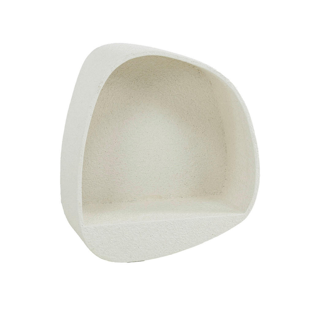 Hoyz Collection Wandregal, Weiß, Stein, 43x48x21 cm, CE, Wohnzimmer, Regale, Wandregale von Hoyz Collection