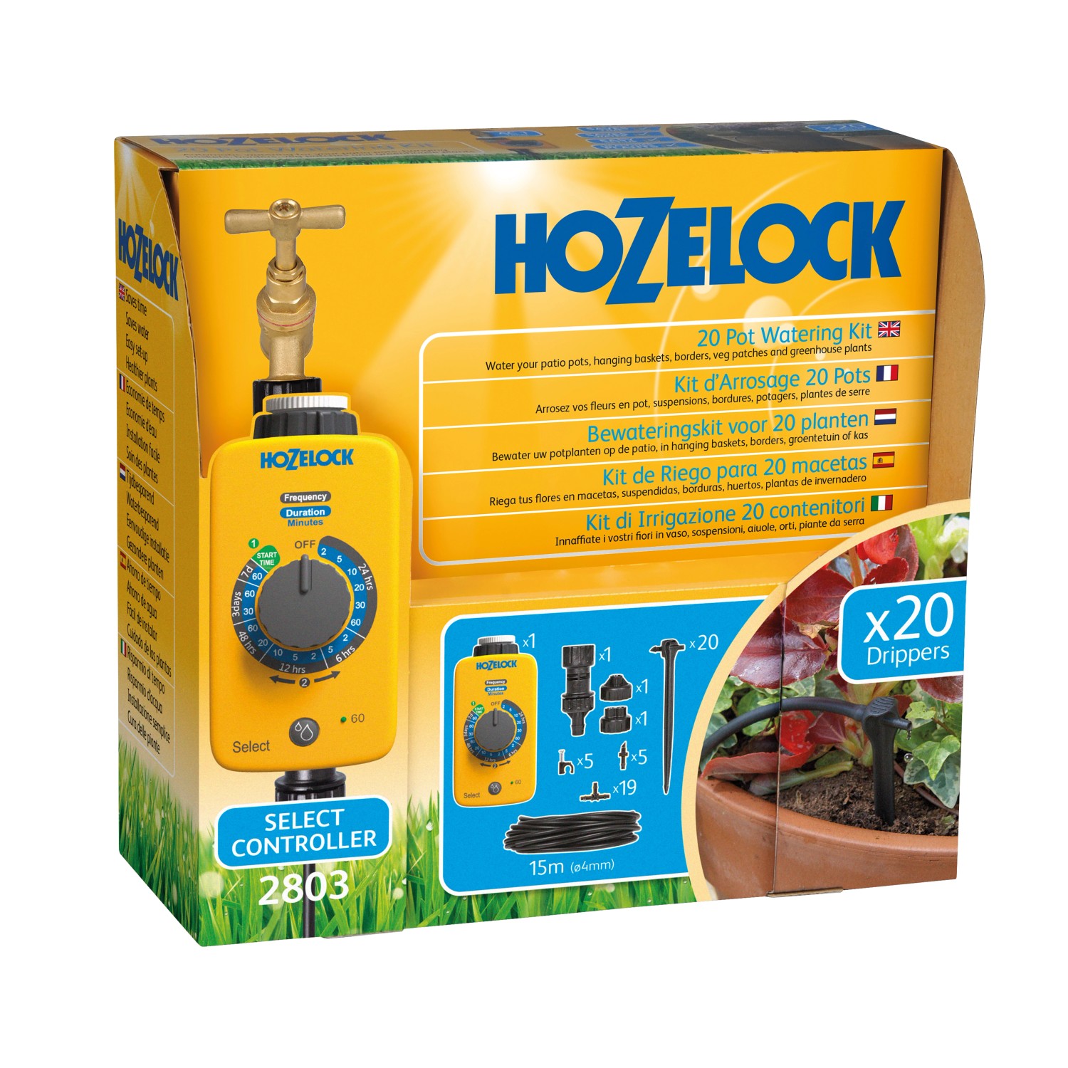 Hozelock Automatisches Bewässerungs-Set 20 Tropfer von Hozelock