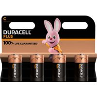 Hückmann Batterie 1,5V Baby C Plus Power Duracell Plus-C K4 (Bli.4) von Hückmann