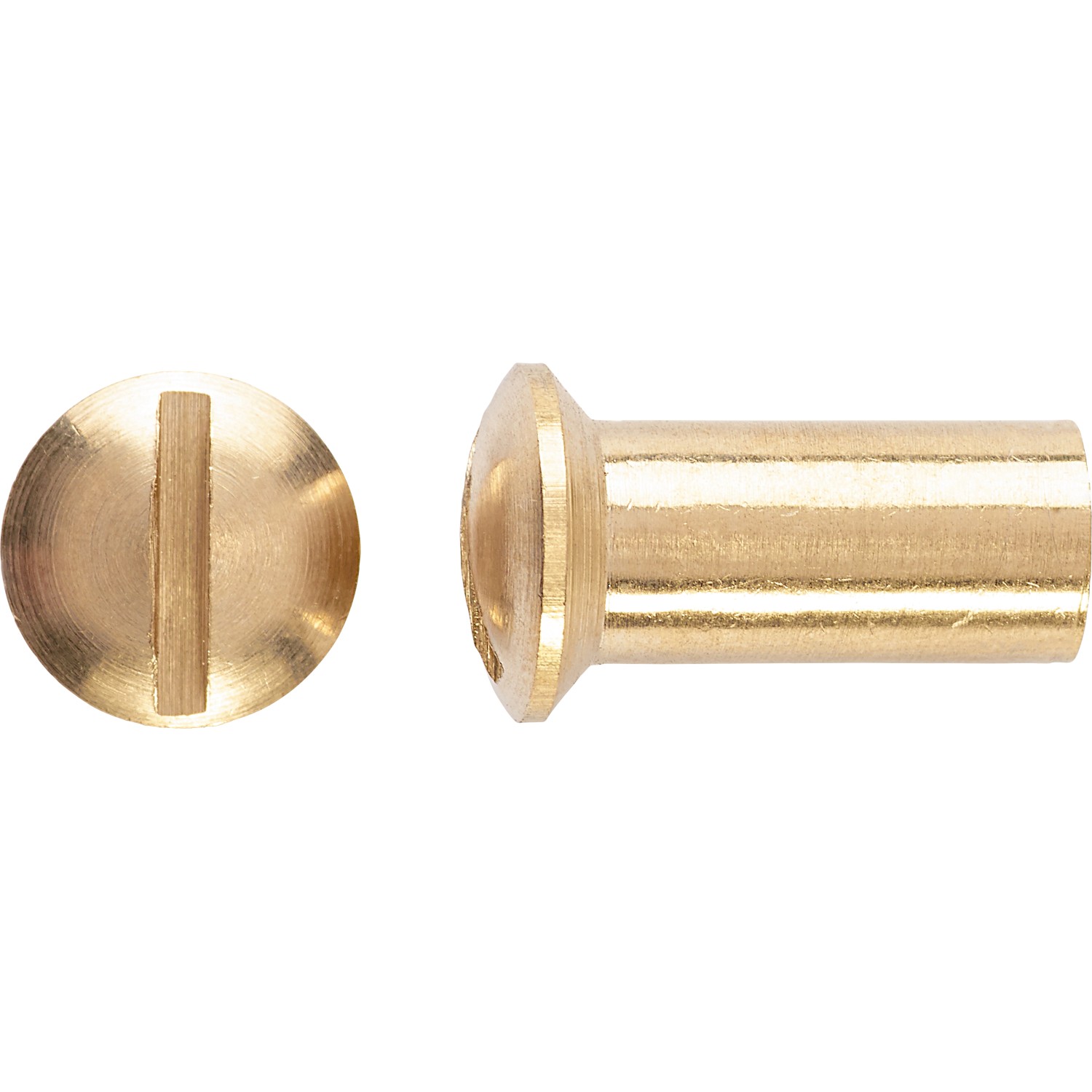 Hülsenmutter M6 x 15 mm Kupfer 8 Stück