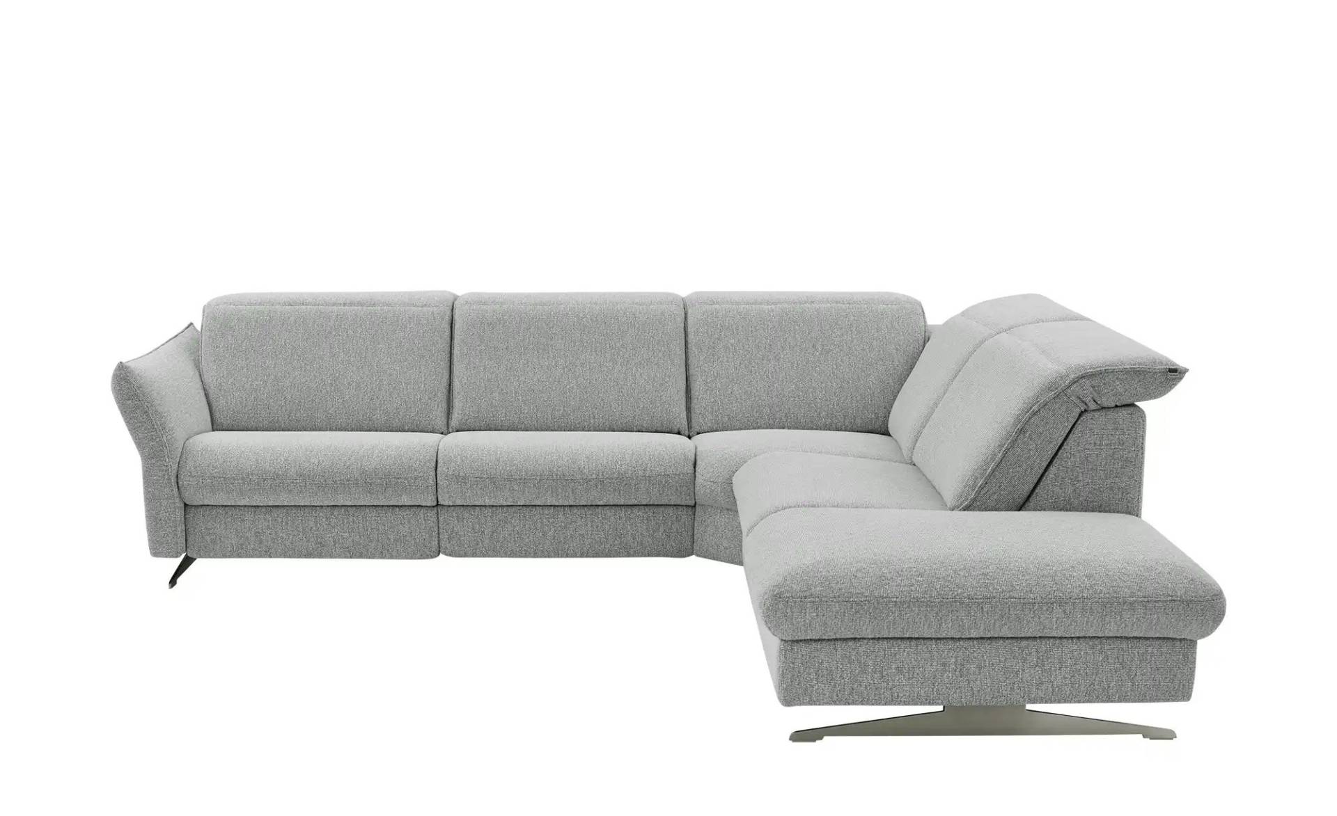 Hukla Ecksofa Mikrofaser Michelle ¦ grau ¦ Maße (cm): B: 292 H: 99 T: 258.0 Polstermöbel > Sofas > Ecksofas - Höffner