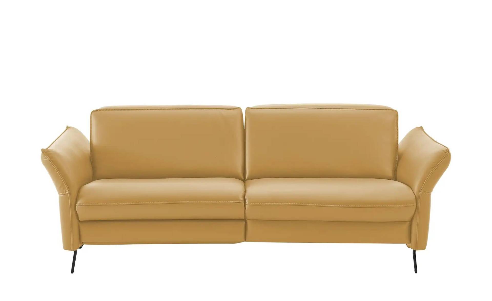 Hukla Einzelsofa  Anna ¦ gelb ¦ Maße (cm): B: 222 H: 106 T: 108.0 Polstermöbel > Sofas > 3-Sitzer - Höffner