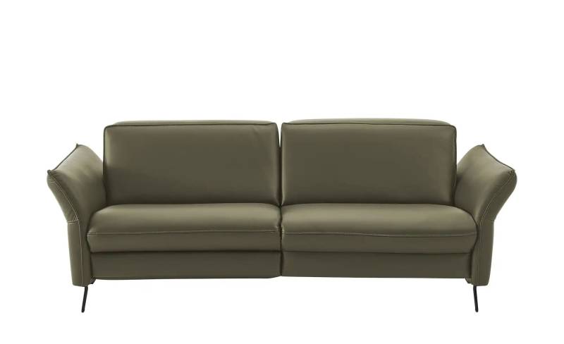 Hukla Einzelsofa  Anna ¦ grün ¦ Maße (cm): B: 222 H: 106 T: 108.0 Polstermöbel > Sofas > 3-Sitzer - Höffner