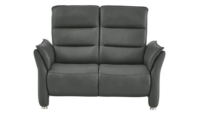 Hukla Einzelsofa Echtleder Corina ¦ grau ¦ Maße (cm): B: 146 H: 112 T: 90.0 Polstermöbel > Sofas > 2-Sitzer - Höffner