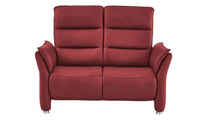 Hukla Einzelsofa Echtleder Corina ¦ rot ¦ Maße (cm): B: 146 H: 112 T: 90.0 Polstermöbel > Sofas > 2-Sitzer - Höffner