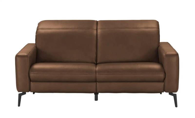 Hukla Einzelsofa  Jona ¦ braun ¦ Maße (cm): B: 186 H: 88 T: 124.0 Polstermöbel > Sofas > 2-Sitzer - Höffner