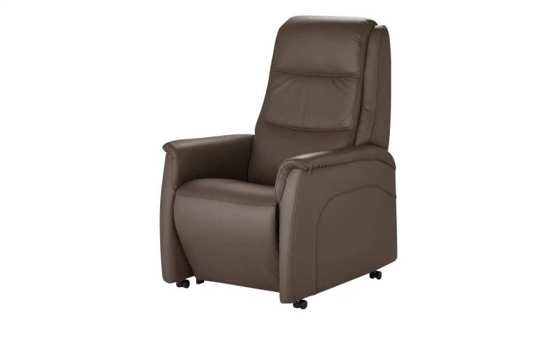 Hukla Ledersessel mit verschiedenen Funktionen Dean ¦ braun ¦ Maße (cm): B: 70 H: 109 T: 88.0 Polstermöbel > Sessel > Fernsehsessel - Höffner