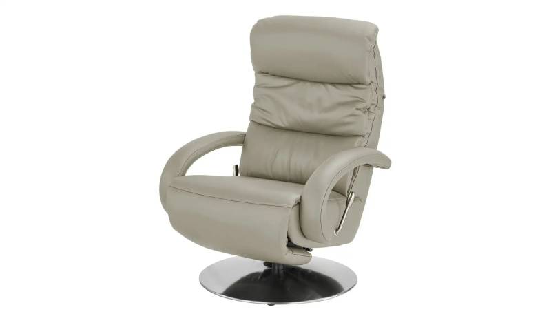 Hukla Leder-Relaxsessel  Florian ¦ grau ¦ Maße (cm): B: 73 H: 102 T: 91.0 Polstermöbel > Sessel > Relaxsessel - Höffner