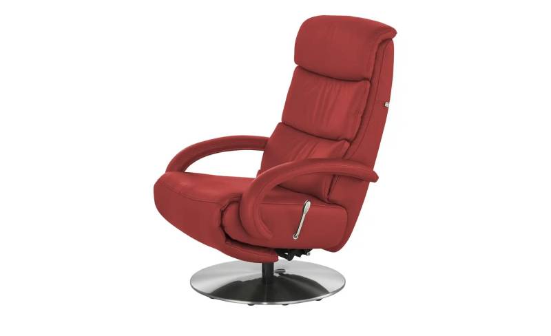 Hukla Leder-Relaxsessel  Florian ¦ rot ¦ Maße (cm): B: 73 H: 109 T: 91.0 Polstermöbel > Sessel > Relaxsessel - Höffner