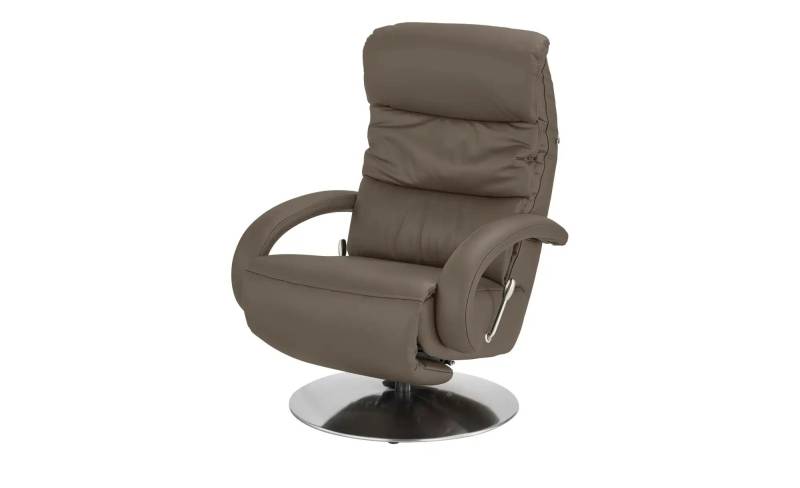 Hukla Leder-Relaxsessel  Florian ¦ braun ¦ Maße (cm): B: 73 H: 102 T: 91.0 Polstermöbel > Sessel > Relaxsessel - Höffner