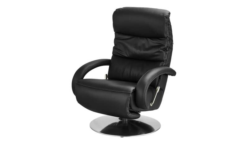 Hukla Leder-Relaxsessel  Florian ¦ schwarz ¦ Maße (cm): B: 73 H: 102 T: 91.0 Polstermöbel > Sessel > Relaxsessel - Höffner