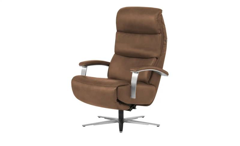 Hukla Ledersessel  Florian ¦ braun ¦ Maße (cm): B: 73 H: 115 T: 91.0 Polstermöbel > Sessel > Relaxsessel - Höffner