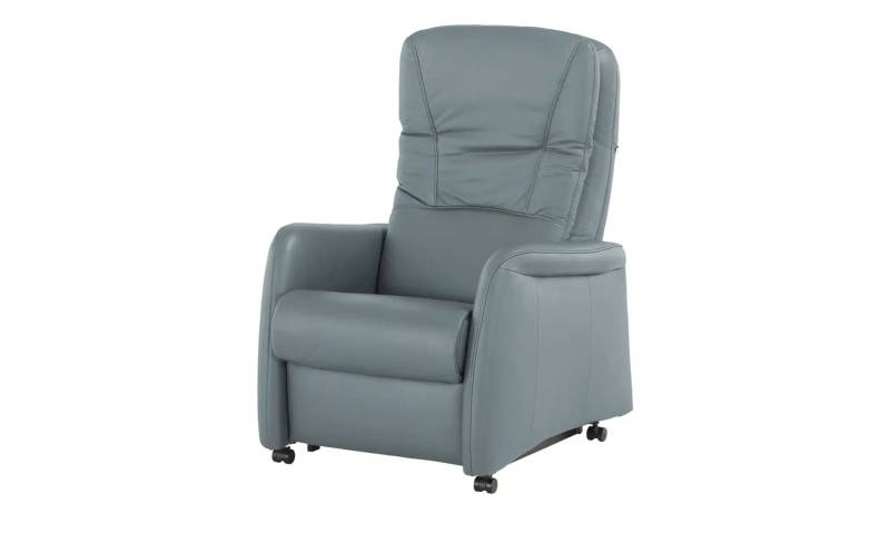 Hukla Ledersessel mit verschiedenen Funktionen Tobias ¦ blau ¦ Maße (cm): B: 75 H: 102 T: 88.0 Polstermöbel > Sessel > Relaxsessel - Höffner
