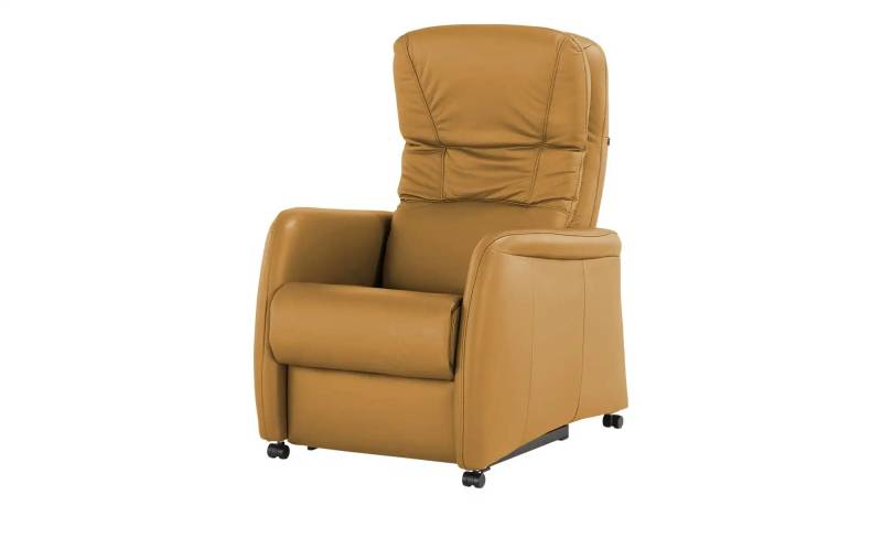 Hukla Ledersessel  Tobias ¦ gelb ¦ Maße (cm): B: 75 H: 105 T: 88.0 Polstermöbel > Sessel > Relaxsessel - Höffner
