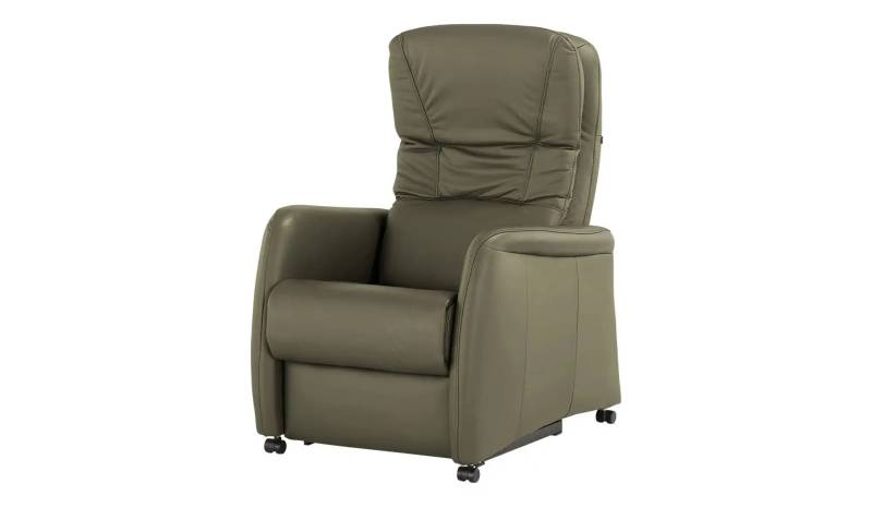 Hukla Ledersessel  Tobias ¦ grün ¦ Maße (cm): B: 75 H: 105 T: 88.0 Polstermöbel > Sessel > Relaxsessel - Höffner
