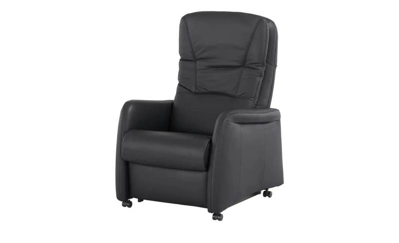 Hukla Ledersessel mit verschiedenen Funktionen Tobias ¦ schwarz ¦ Maße (cm): B: 75 H: 102 T: 88.0 Polstermöbel > Sessel > Relaxsessel - Höffner