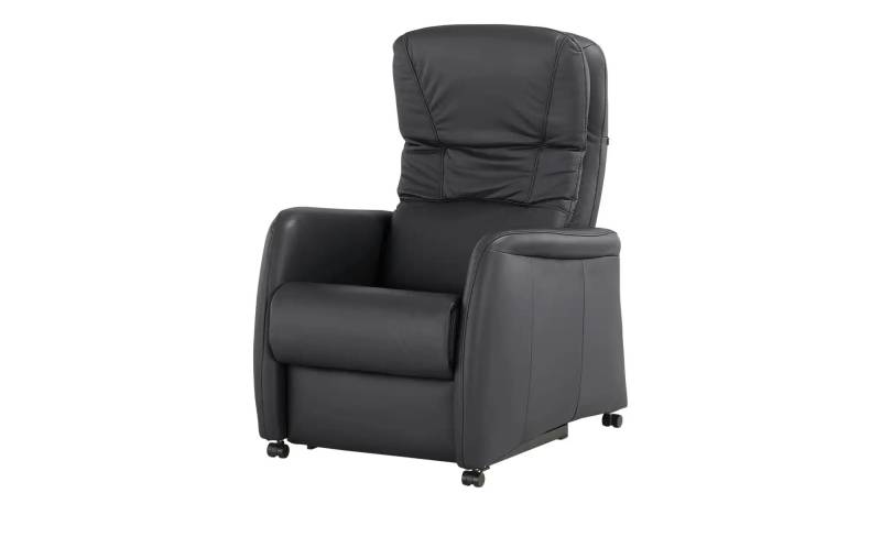 Hukla Ledersessel  Tobias ¦ schwarz ¦ Maße (cm): B: 75 H: 105 T: 88.0 Polstermöbel > Sessel > Relaxsessel - Höffner