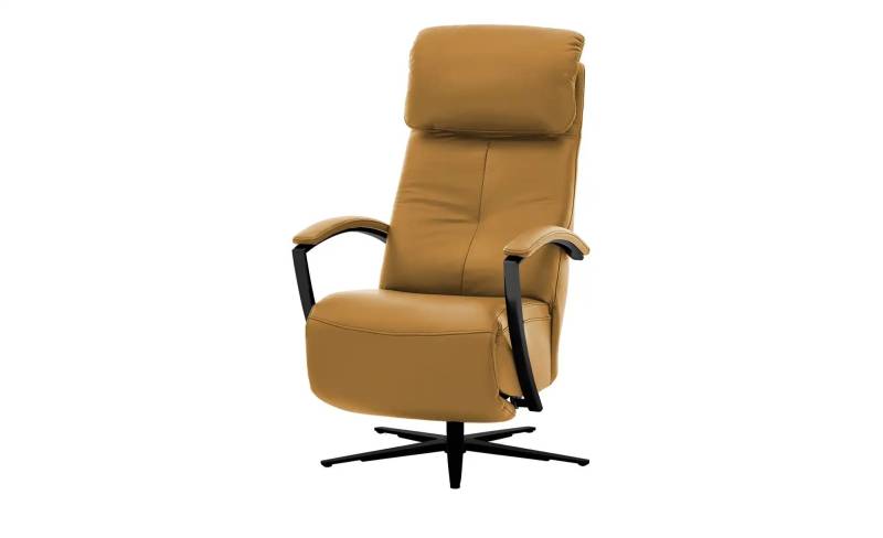 Hukla Relaxsessel Leder Pierre ¦ gelb Polstermöbel > Sessel > Ledersessel - Möbel Kraft