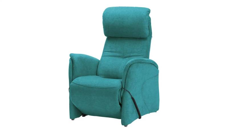 Hukla Relaxsessel  Pierre ¦ türkis/petrol ¦ Maße (cm): B: 75 H: 108 T: 87.0 Polstermöbel > Sessel > Fernsehsessel - Höffner