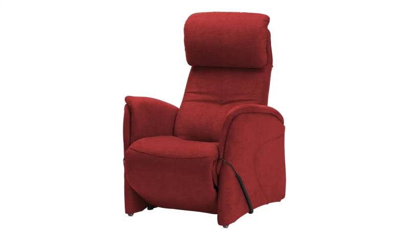 Hukla Relaxsessel   ¦ rot ¦ Maße (cm): B: 75 H: 108 T: 87.0 Polstermöbel > Sessel > Fernsehsessel - Möbel Kraft