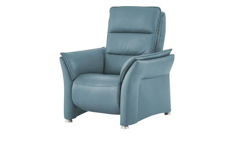 Hukla Sessel Echtleder Corina ¦ blau ¦ Maße (cm): B: 92 H: 112 T: 90.0 Polstermöbel > Sessel > Fernsehsessel - Höffner