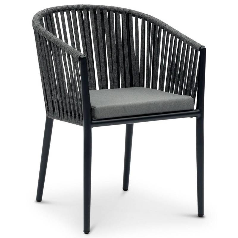 IDIMEX GARTENSTÜHLE Schwarz, Grau