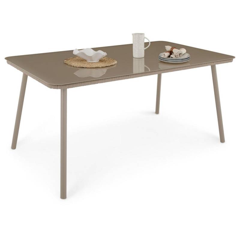 IDIMEX GARTENTISCH Braun