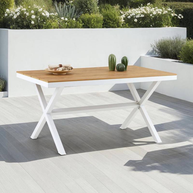 IDIMEX GARTENTISCH Weiß