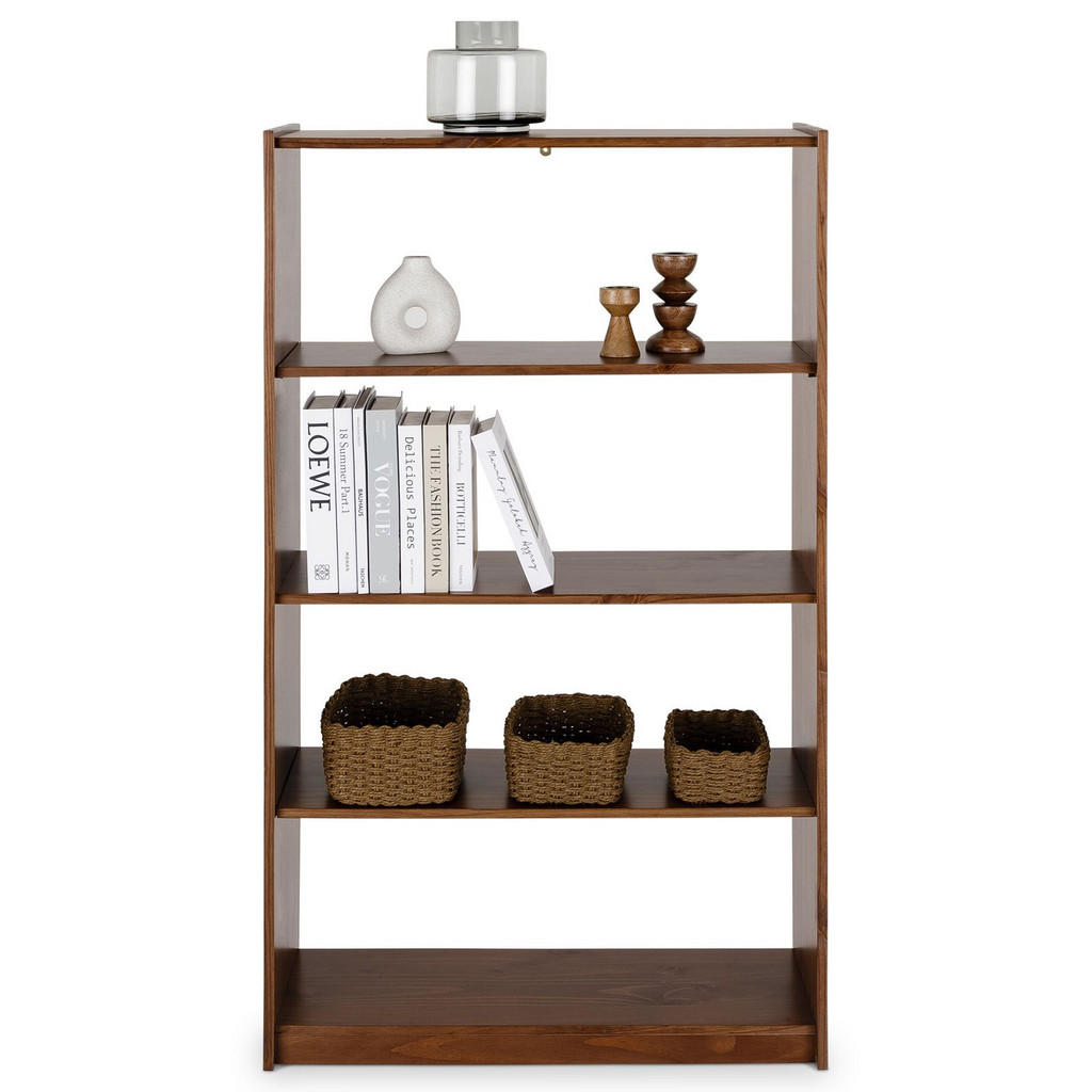 Idimex Standregal, Kastanien, Holz, Kiefer, Vintage, 80x136x30 cm, FSC Mix, Wohnzimmer, Regale, Bücherregale von IDIMEX