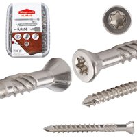 Klimas - Schrauben für Böden und Terrassen inox A2 wn 5,0x050 Klimas - Schrauben für Böden und Terrassen inox A2 wn 5,0x050 von KLIMAS