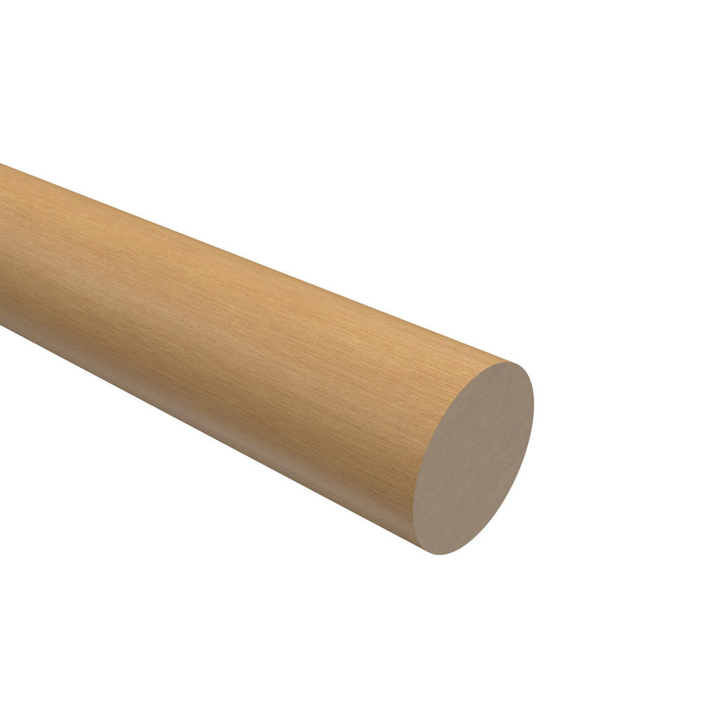 Interdeco Rundstange, Buche, Holz, 180 cm, Wohntextilien, Gardinen & Vorhänge, Gardinen-Stangen von INTERDECO