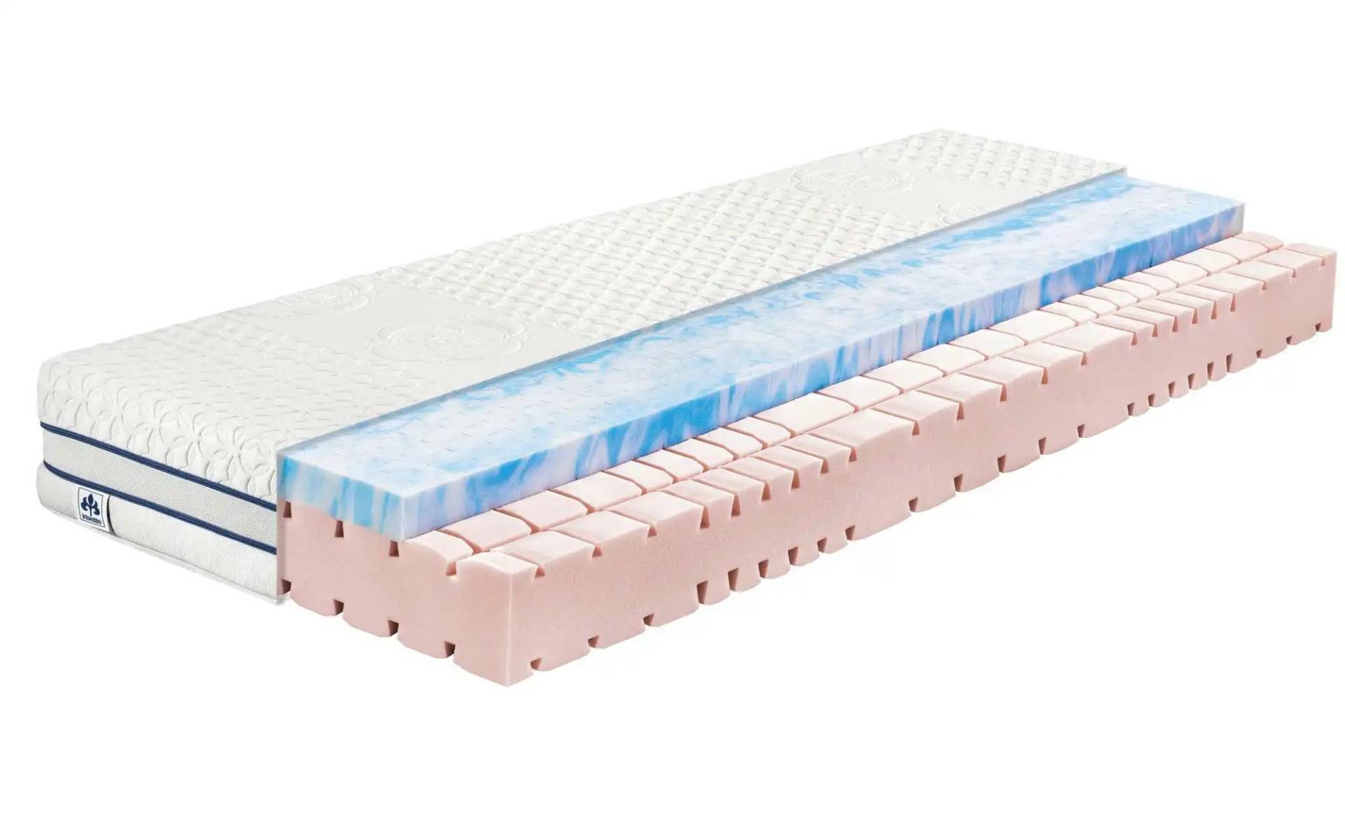 IRISETTE 7-Zonen-Kaltschaumkernmatratze  Gel-active® KS ¦ weiß ¦ Maße (cm): B: 100 H: 24 Matratzen & Zubehör > Matratzenarten > Kaltschaummatratzen - Möbel Kraft