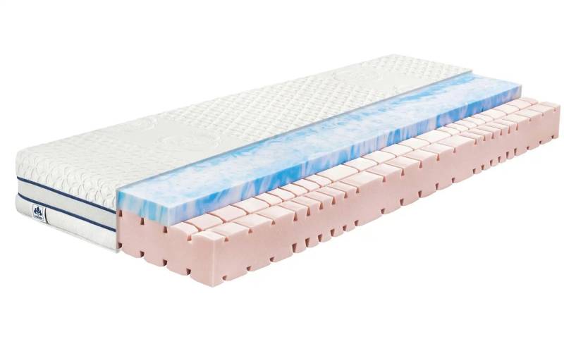 IRISETTE 7-Zonen-Kaltschaumkernmatratze  Gel-active® KS ¦ weiß ¦ Maße (cm): B: 90 H: 24 Matratzen & Zubehör > Matratzenarten > Kaltschaummatratzen - Möbel Kraft