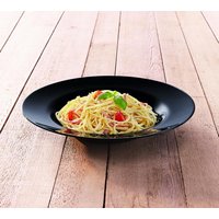ITALIEN PARTY schwarz, Pastateller 29 cm 6er Set