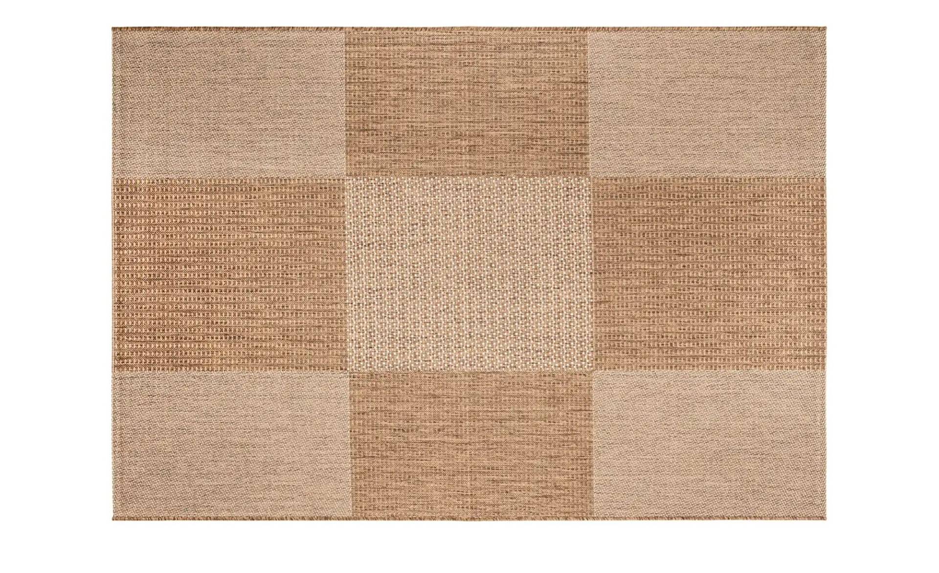 In- & Outdoor Teppich  Nizza ¦ braun ¦ Synthetische Fasern ¦ Maße (cm): B: 133
