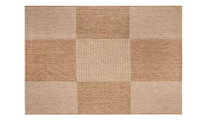 In- & Outdoor Teppich  Nizza ¦ braun ¦ Synthetische Fasern ¦ Maße (cm): B: 133