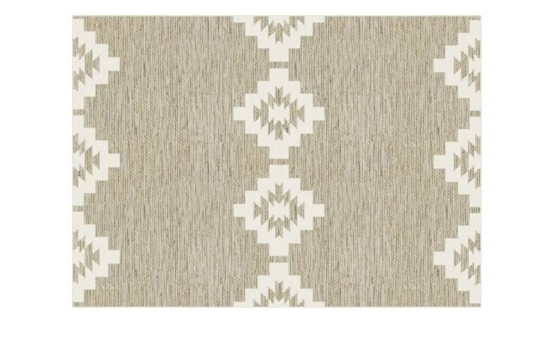 In-und Outdoorteppich  Scandinavian ¦ beige ¦ Synthetische Fasern ¦ Maße (cm): B: 190 Teppiche > Outdoor Teppiche - Höffner