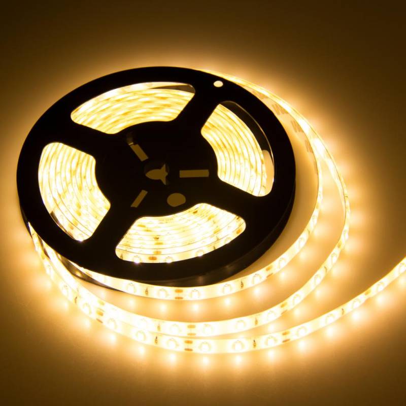 Individuell gefertigtes LED Strip / LED Band / LED Streifen Länge 5 - 500cm 12V DC warmweiß 3000K 6 Watt/m 500 Lumen/m Wasserschutz IP64