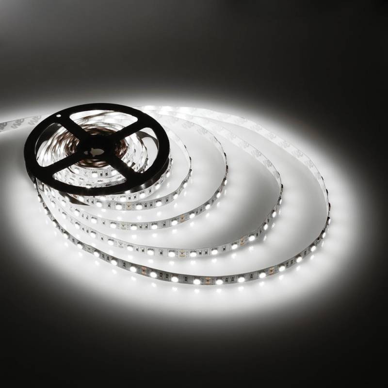 Individuell gefertigtes LED Strip / LED Band / LED Streifen Länge 5 - 500cm 12V DC weiß / neutralweiß 4000K 6 Watt/m 510 Lumen/m Wasserschutz IP64