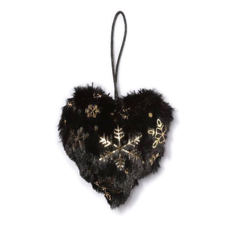 Inge Glas - Herz mit Fell - Glamour Queen - 10 cm
