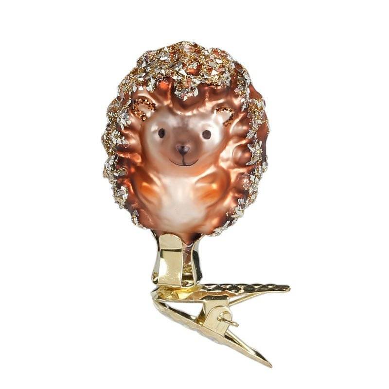 Inge Glas - Kleiner Igel - 5 cm - Clip - Glas