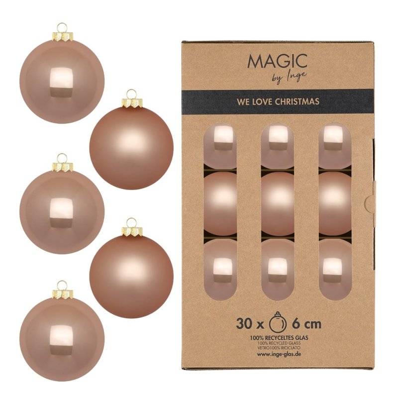 Inge Glas - Kugel/Box - 30 Stk - Golden Sesame