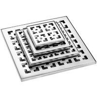 Start - Innen- und Außengarten, große abnehmbare Verdrängung, unsichtbares Erscheinungsbild, quadratischer Bodenablauf aus Edelstahl 304 (15 x 15 cm) von START