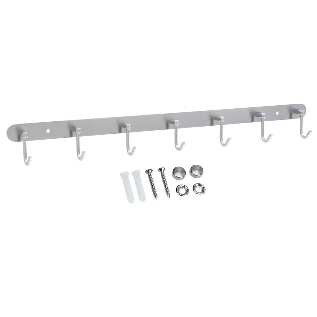 Intirilife GARDEROBENLEISTE Silber