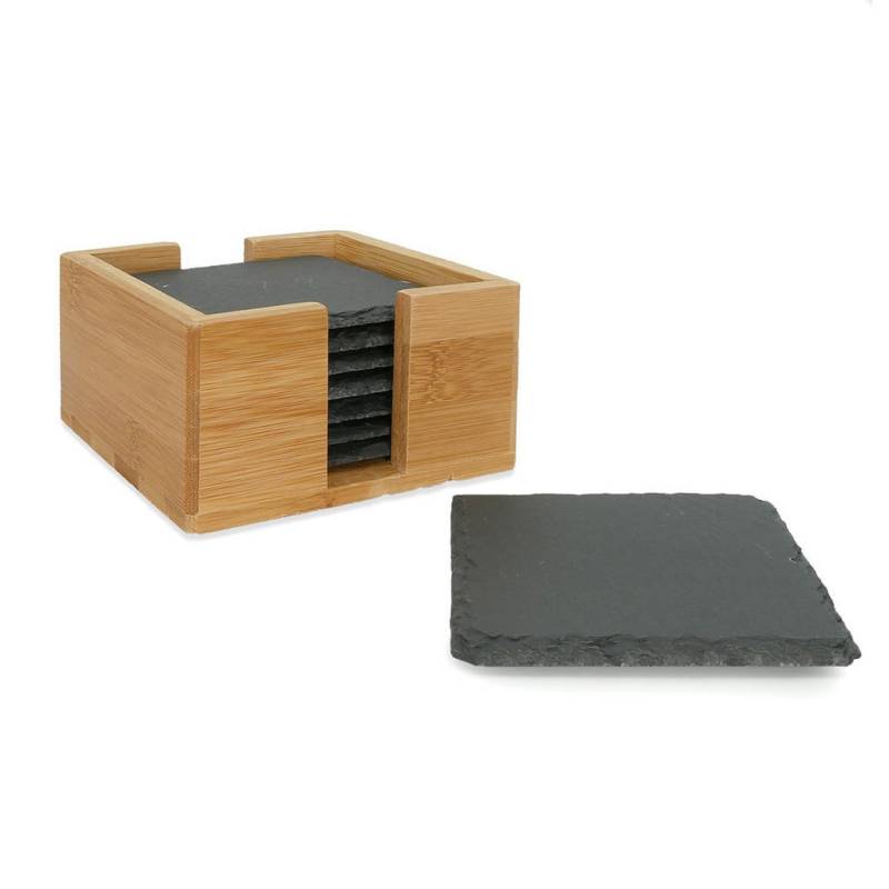 Intirilife UNTERSETZER-SET Schwarz