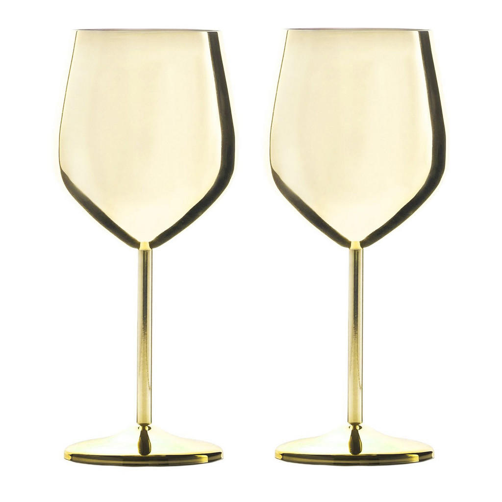 Intirilife WEINGLAS-SET Gold Intirilife WEINGLAS-SET Gold