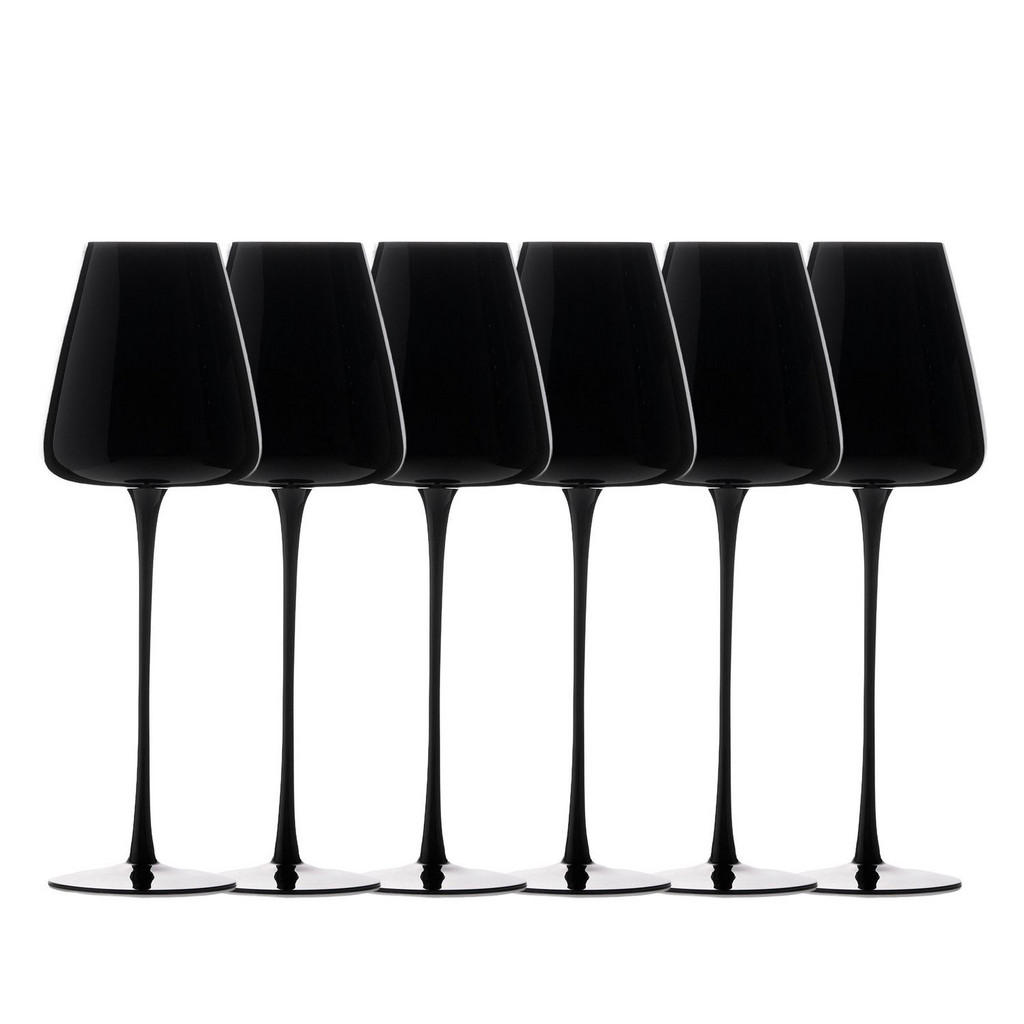 Intirilife WEINGLAS-SET Schwarz Intirilife WEINGLAS-SET Schwarz