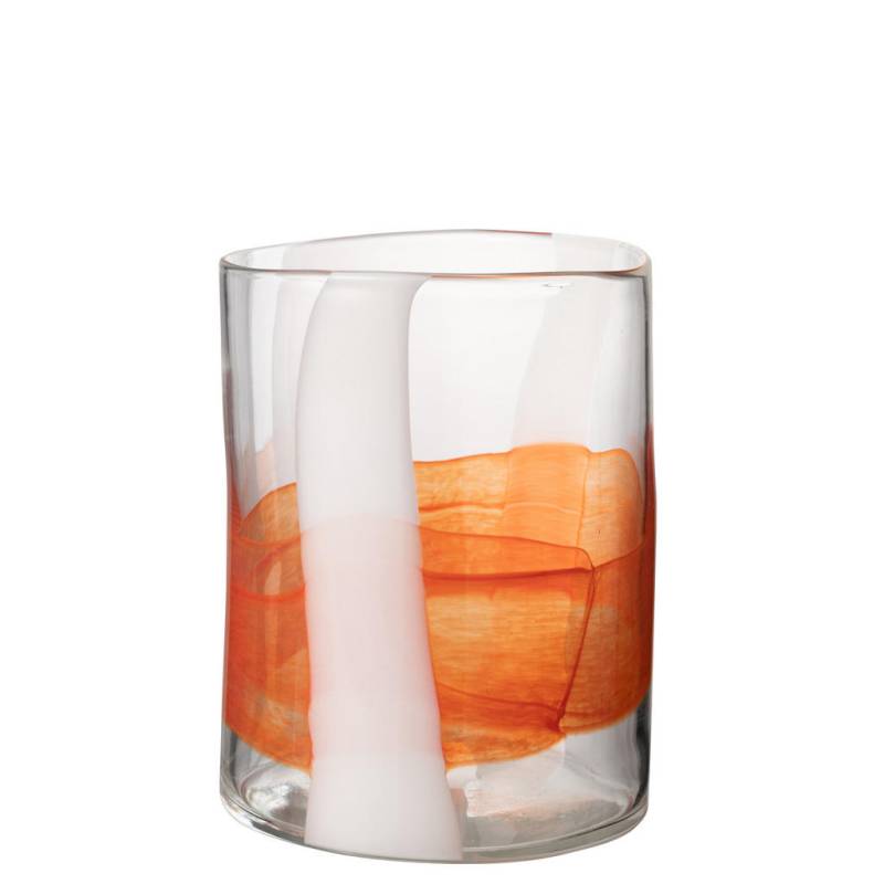 J-Line VASE Mehrfarbig, Orange